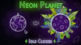 Neon Planet Idle Clicker